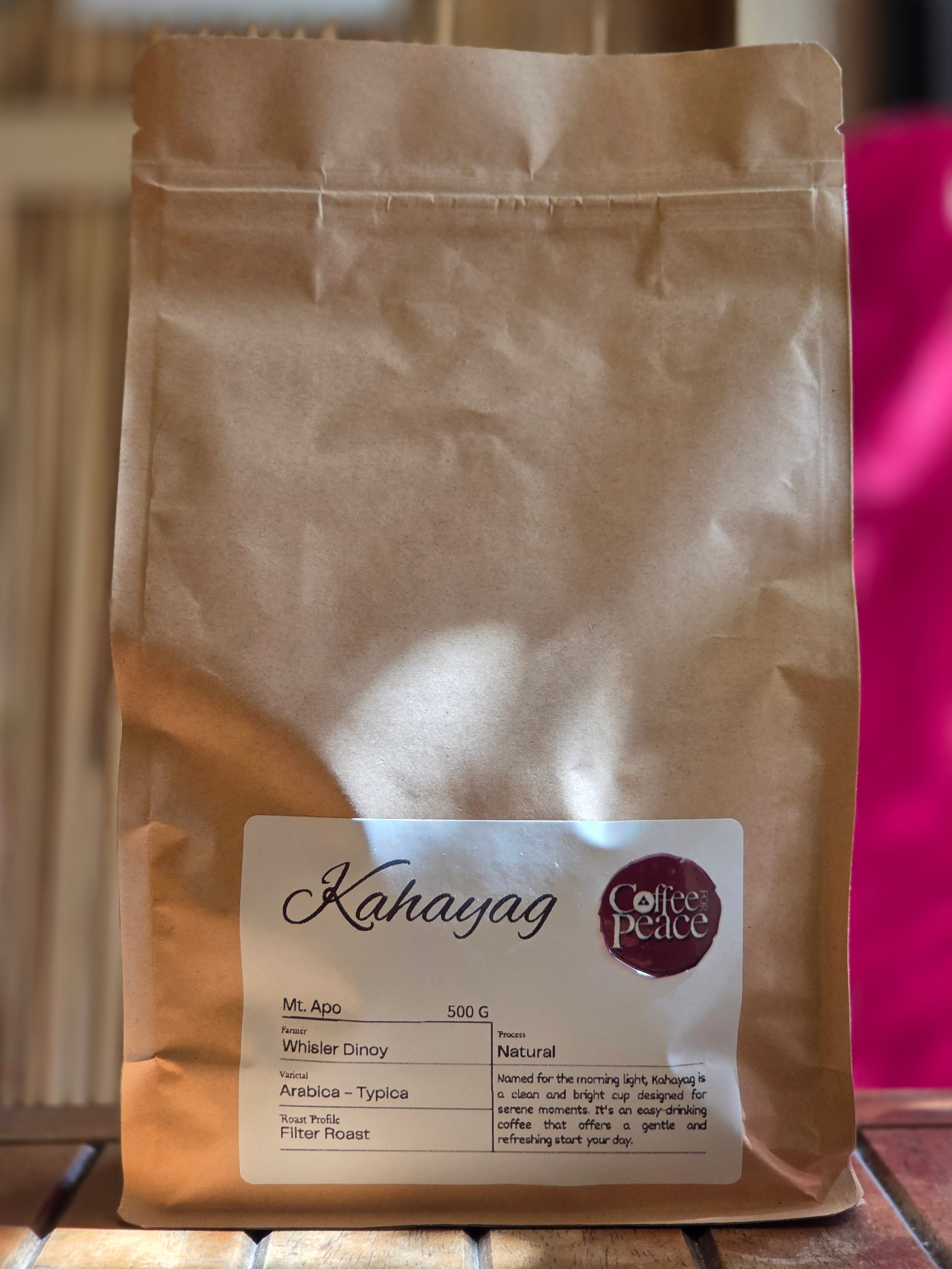 Kahayag Natural - Mt. Apo Filter Roast | Coffee For Peace