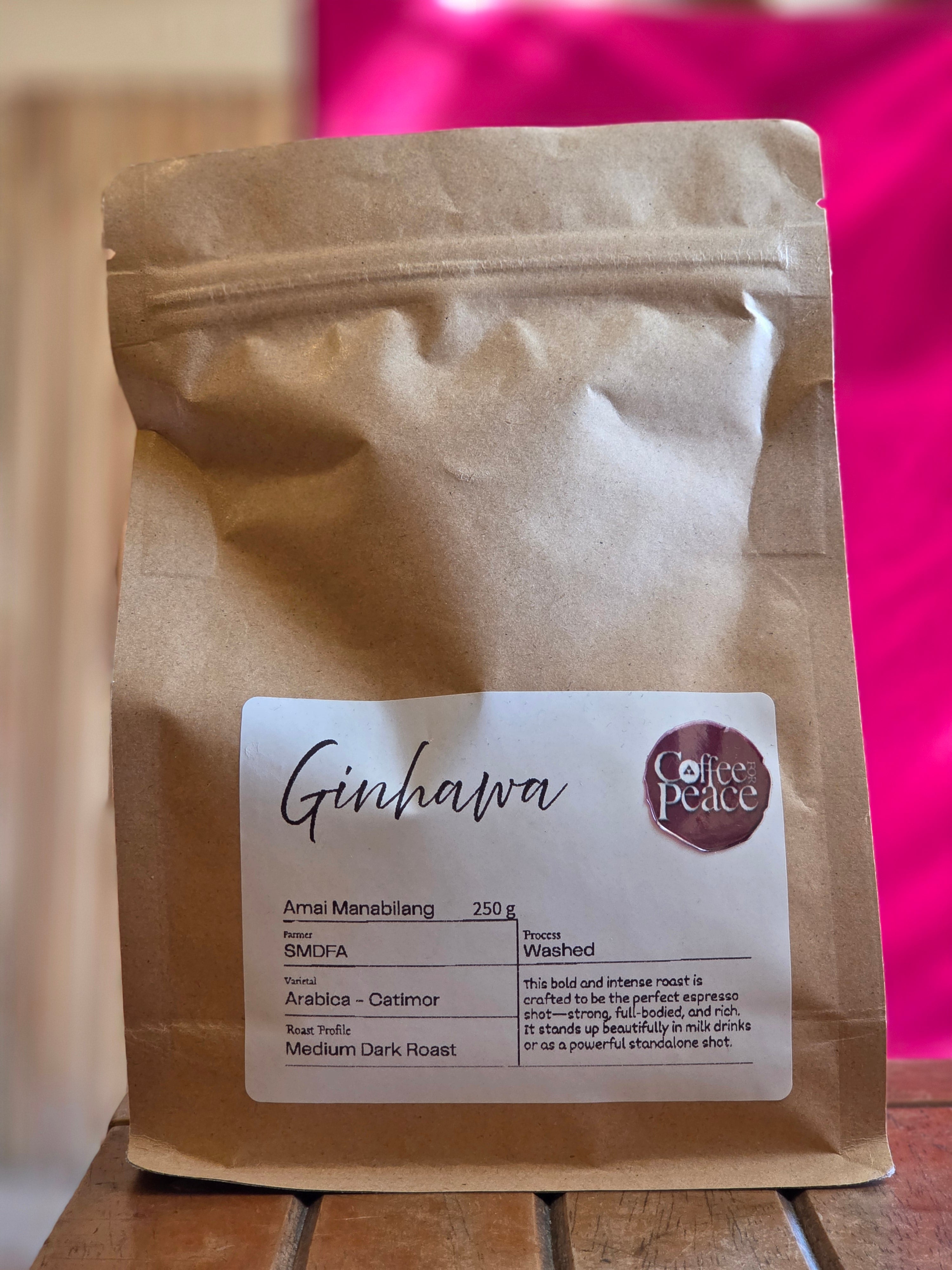 Ginhawa Washed - Amai Manabilang Medium Dark Espresso Roast | Coffee For Peace